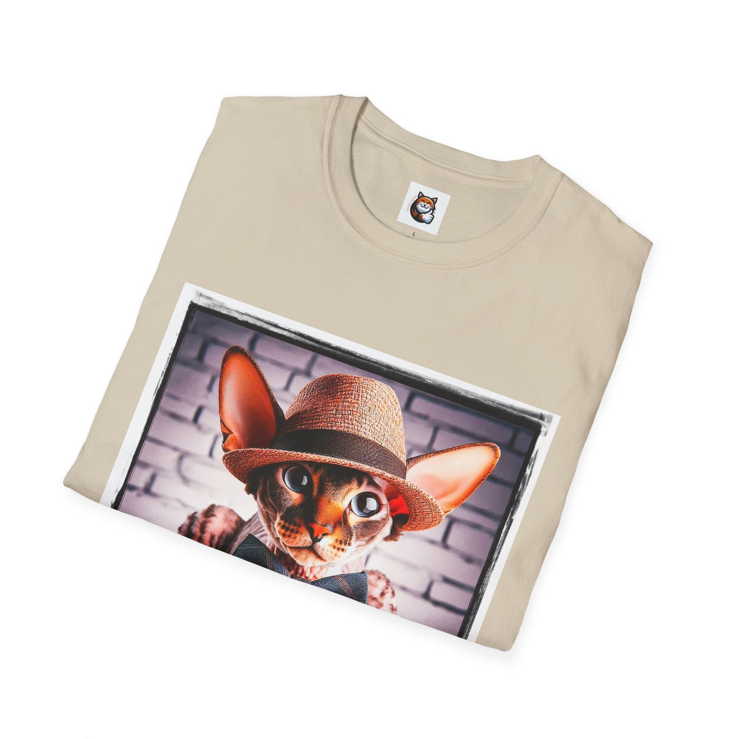 Cornish Rex Cat bow tie and hat T-Shirt