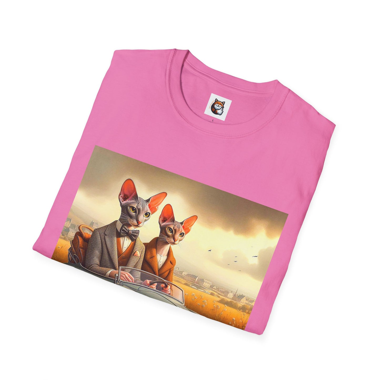 Wacky Oriental Shorthair Unisex Softstyle T-Shirt