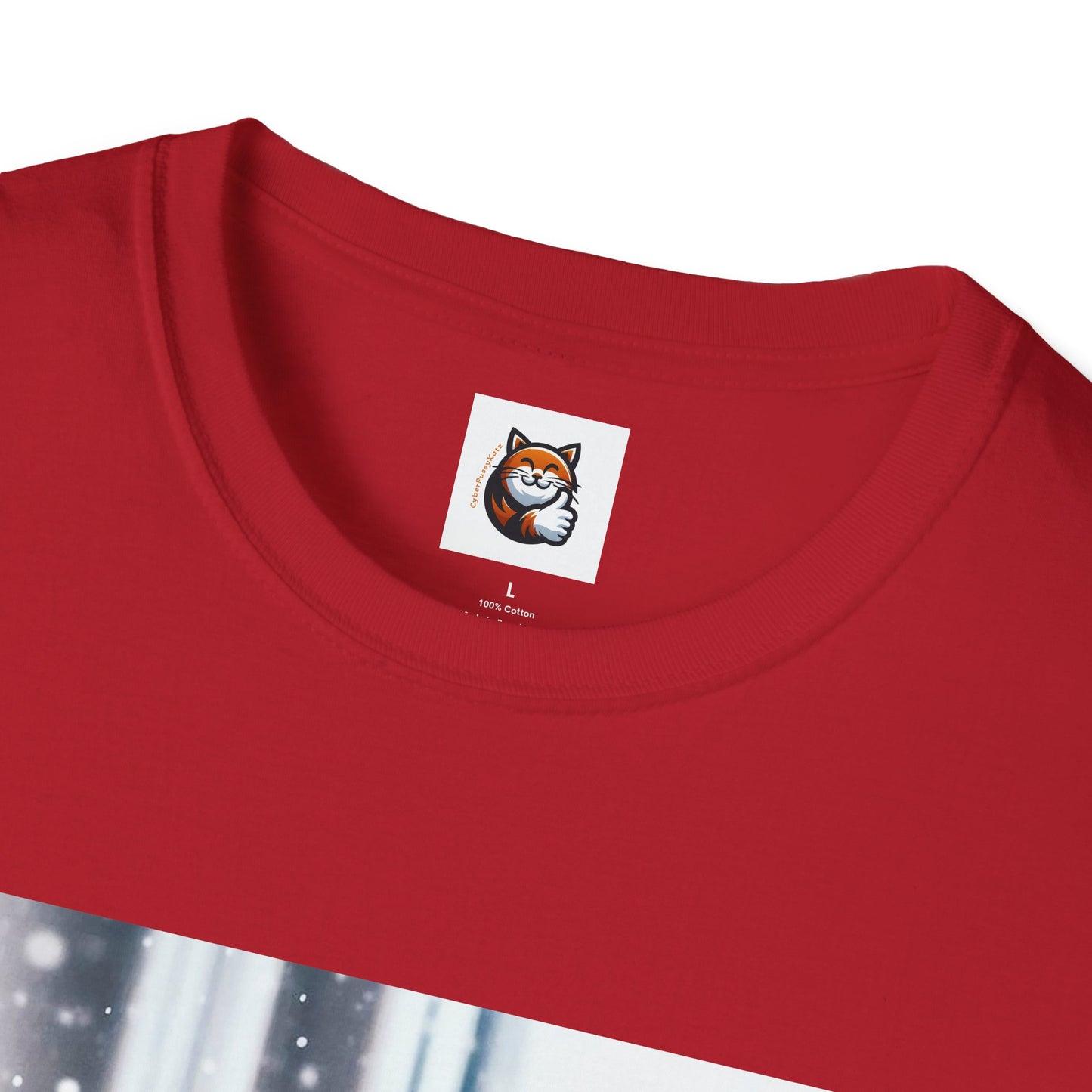 Scottish Fold Cat snow kitty  T-Shirt