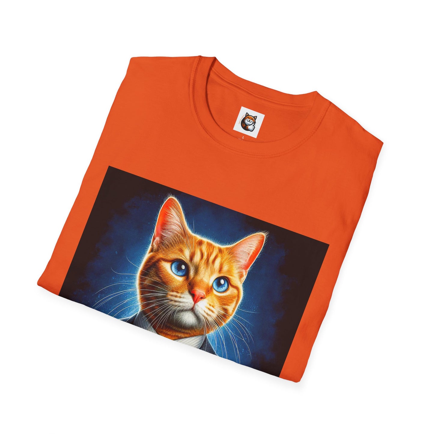Domestic Cat Unisex suit and tie T-Shirt