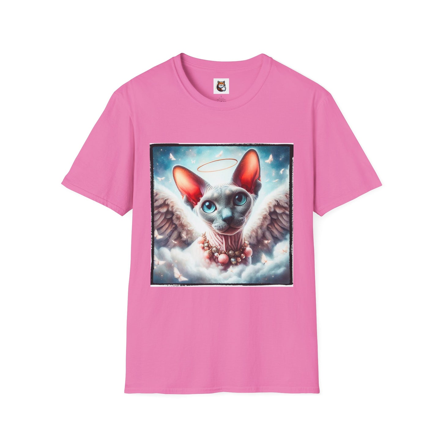Cornish Rex Cat heavenly Angel  T-Shirt