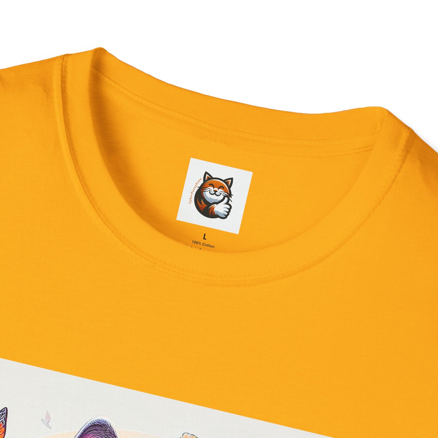 British Shorthair surf board Softstyle T-Shirt