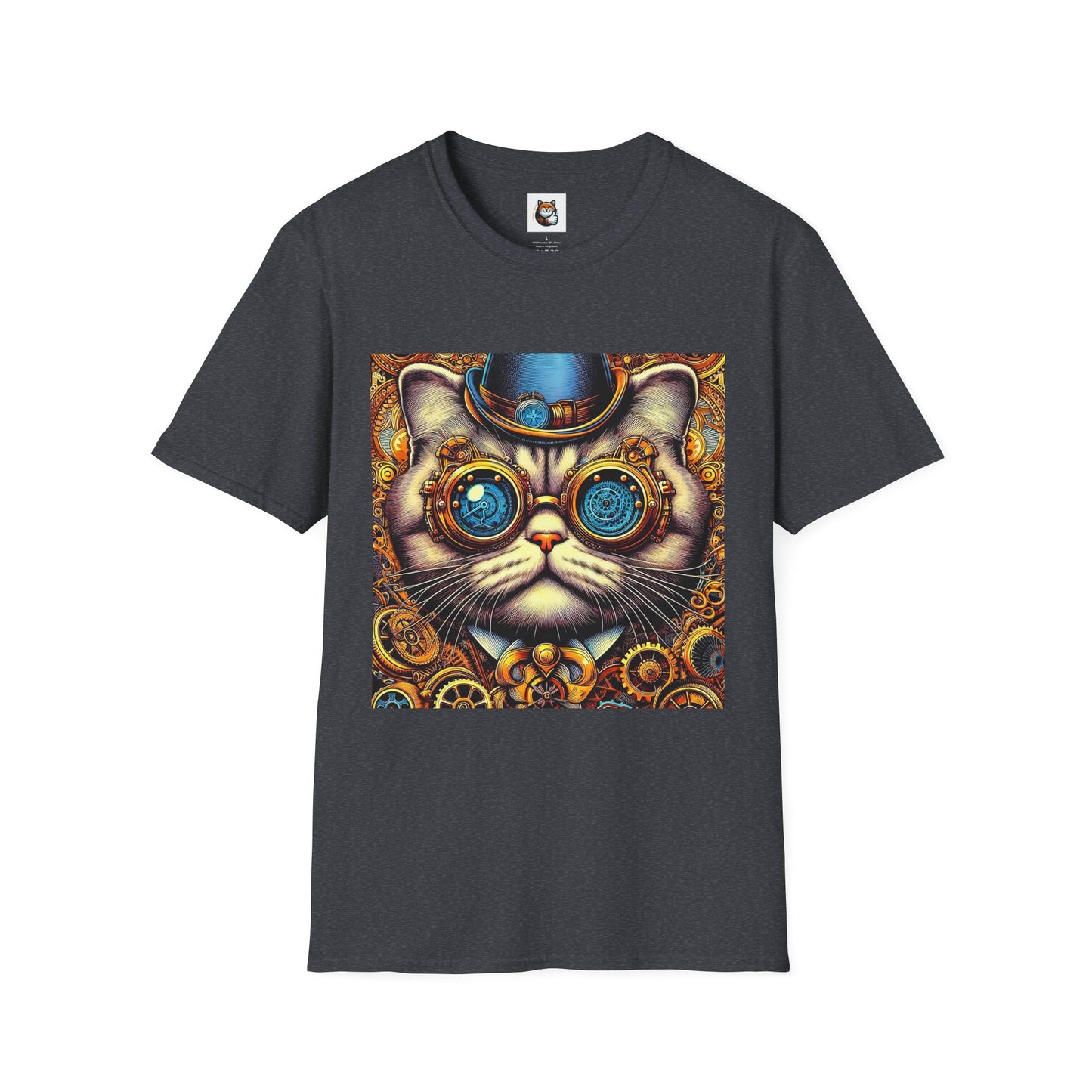Scottish Fold Cat steam punk  T-Shirt