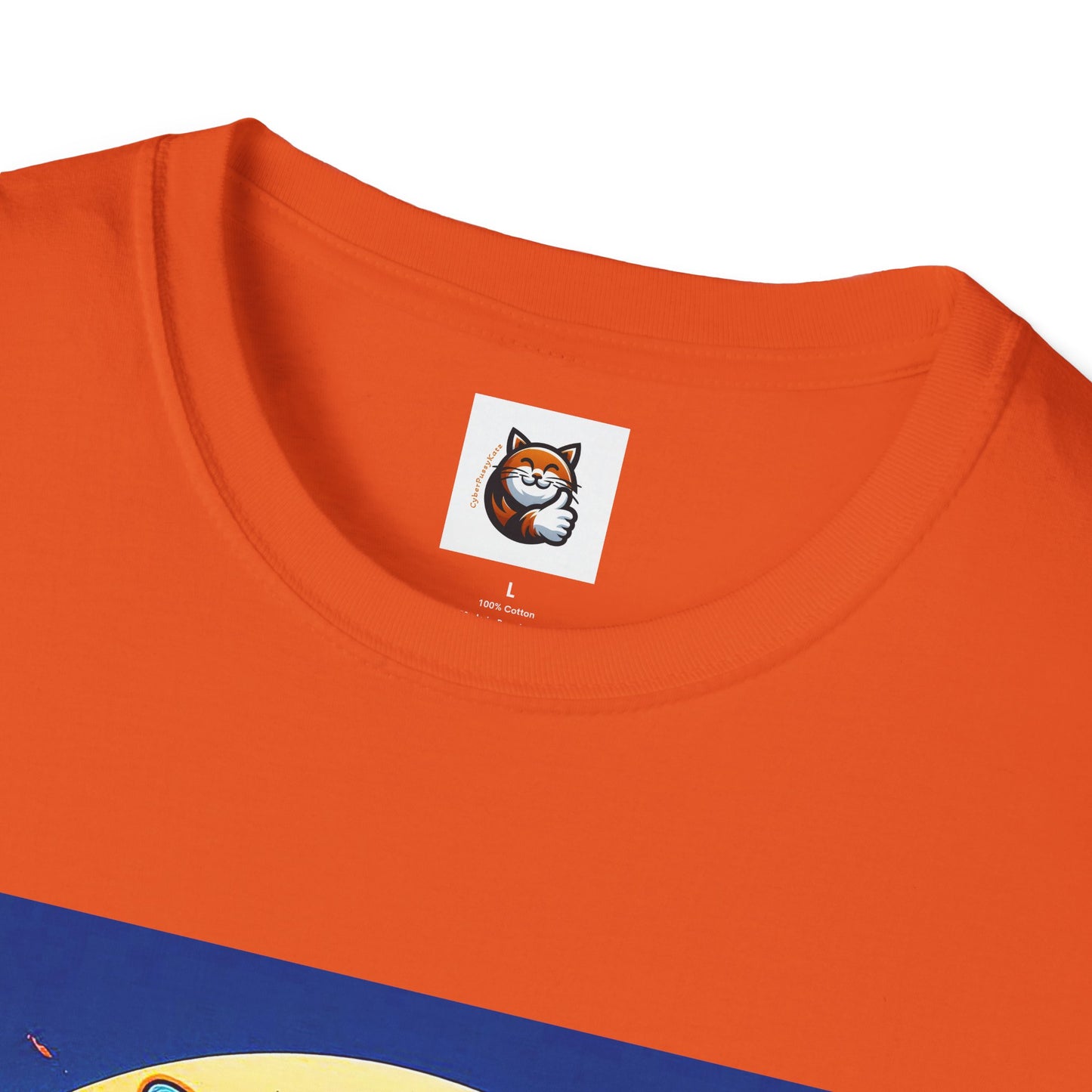 Russian Blue Cat Unisex Softstyle T-Shirt