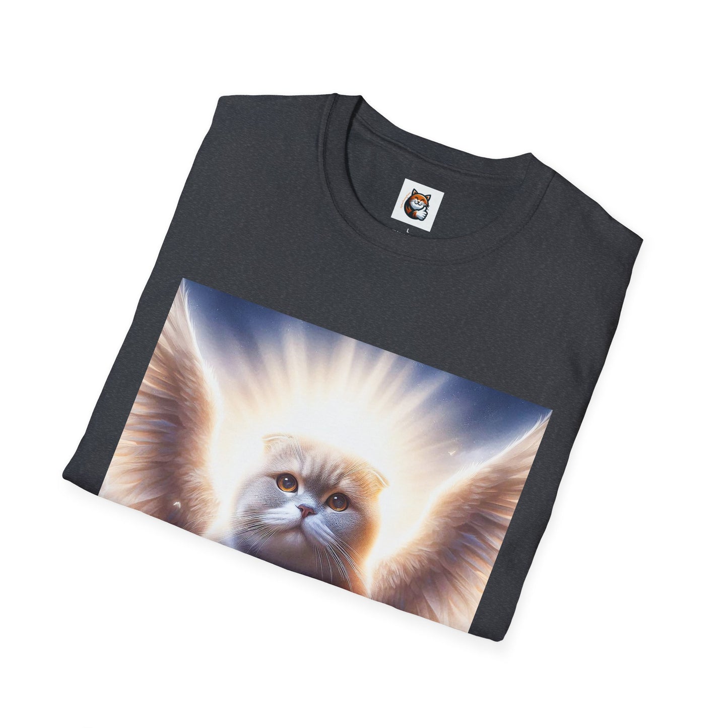 Scottish Fold Cat pretty Angel   T-Shirt