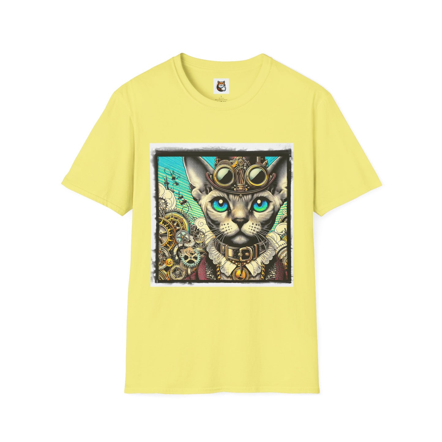 Devon Rex Cat Unisex Softstyle T-Shirt