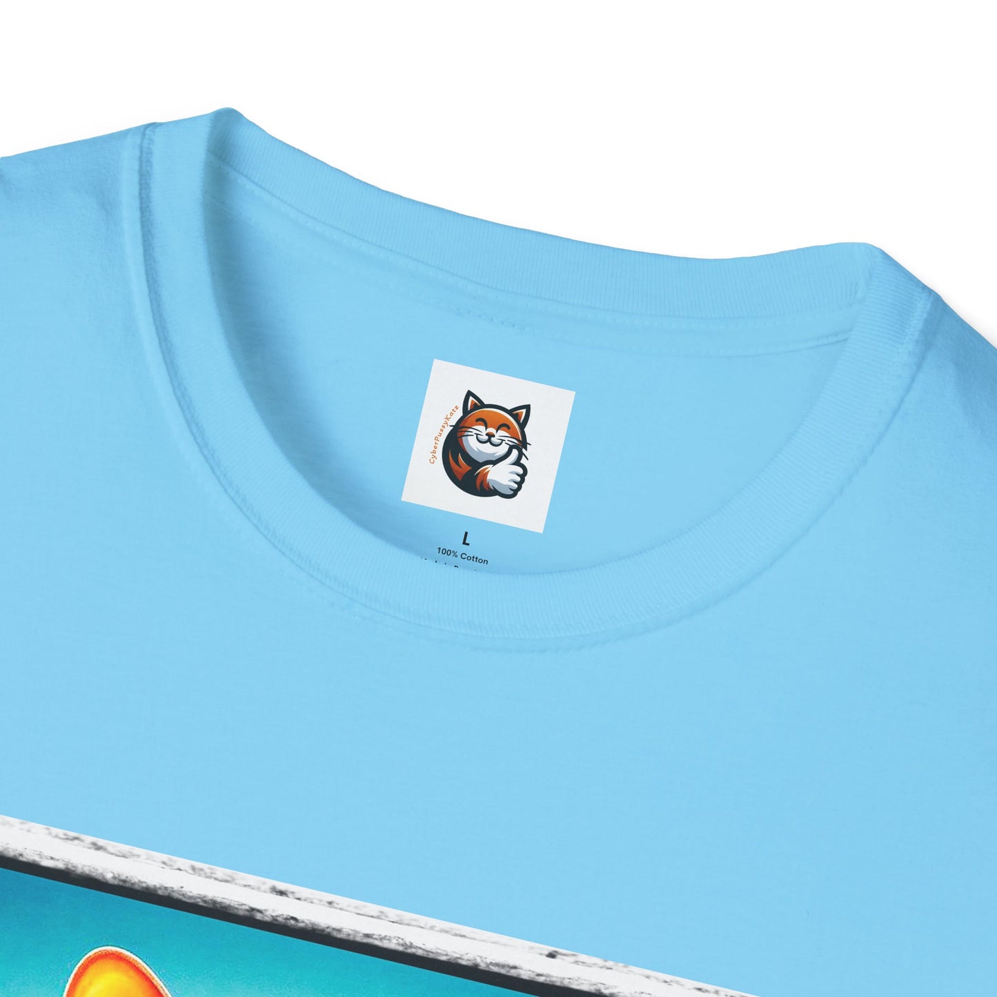 Cornish Rex Cat beach surfer  T-Shirt