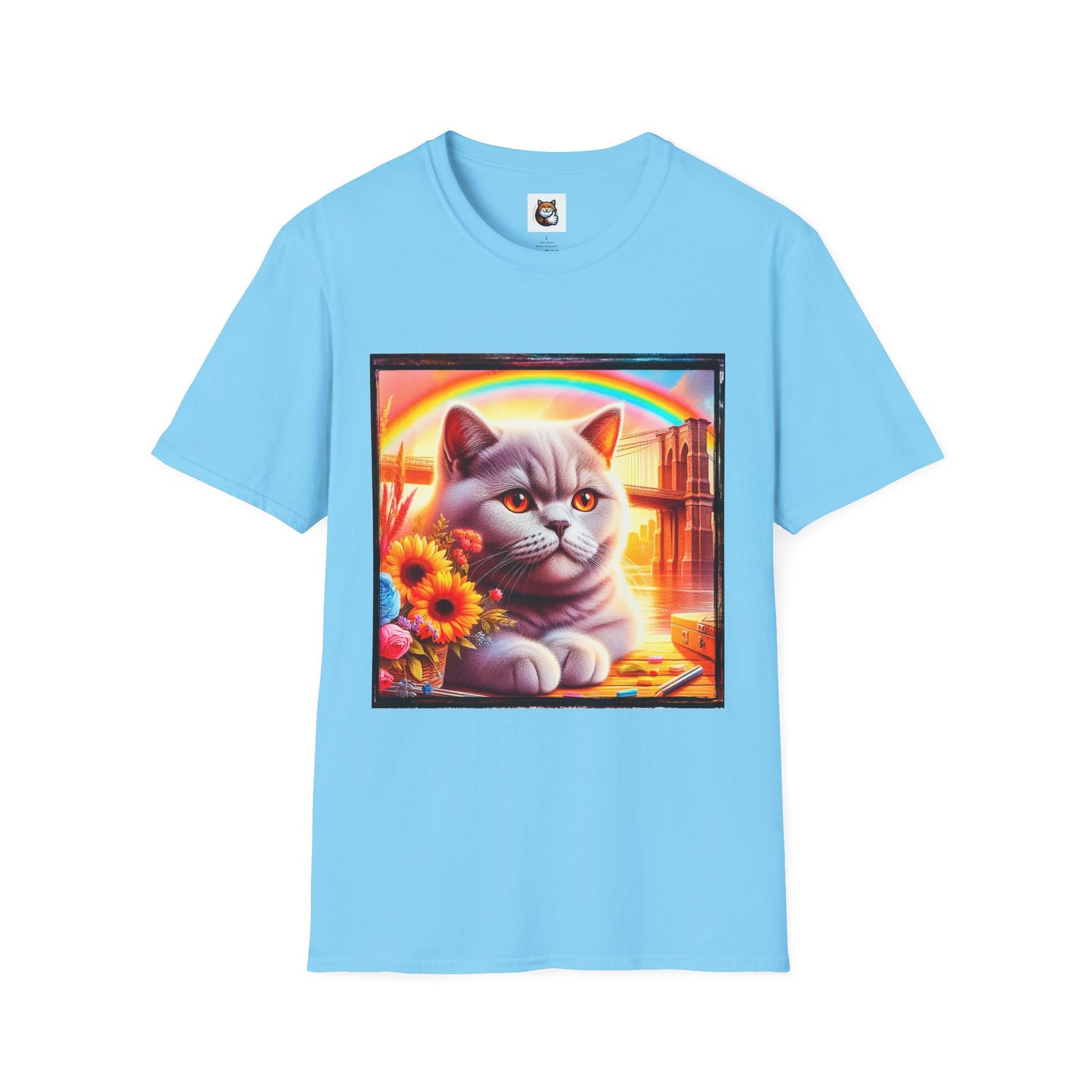 British Shorthair Unisex Softstyle T-Shirt