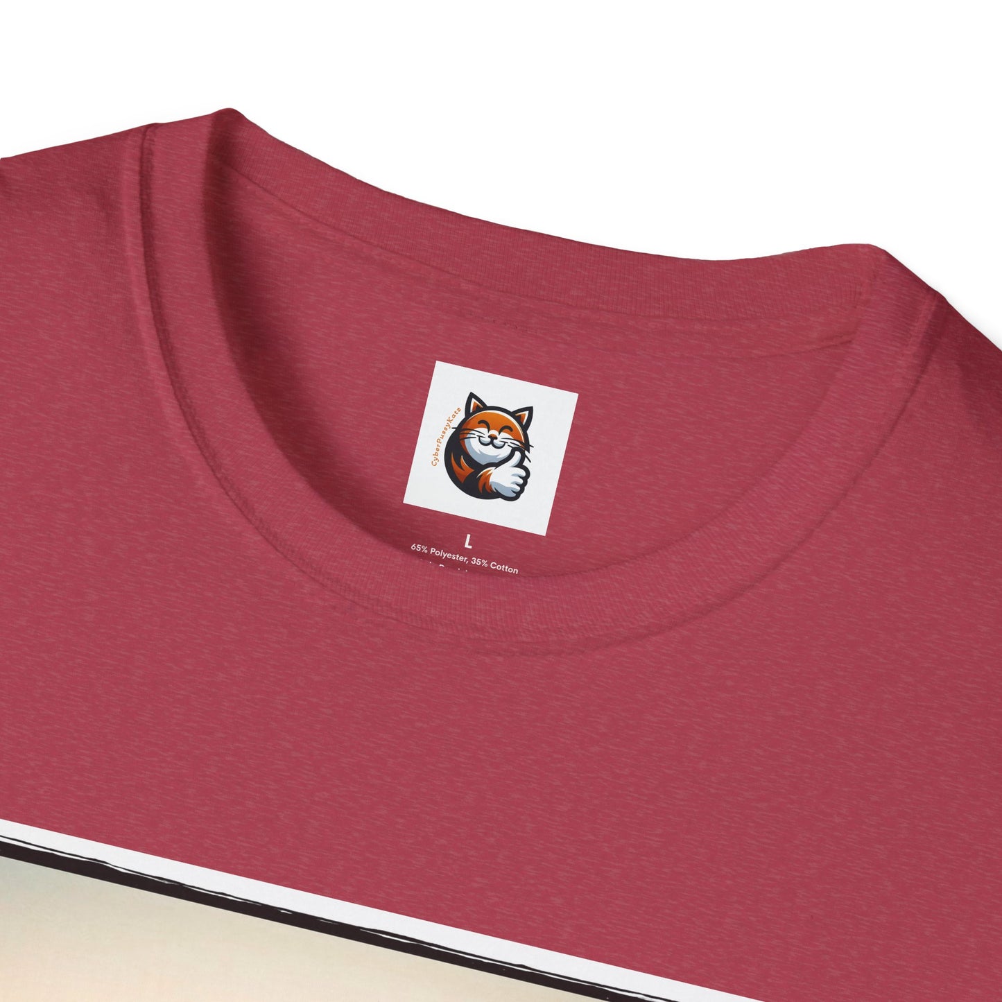 Wacky  Devon Rex Cat Unisex Softstyle T-Shirt