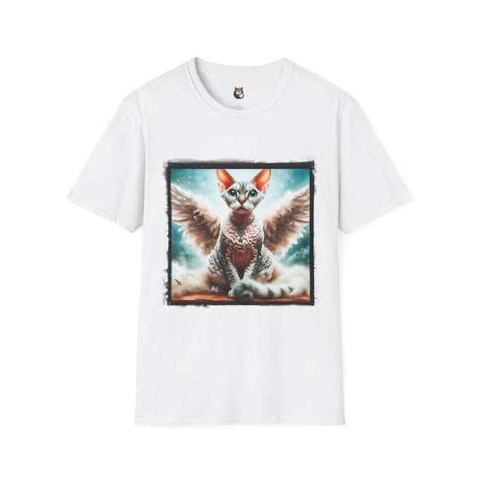 Devon Rex Cat pretty Angel  Softstyle T-Shirt