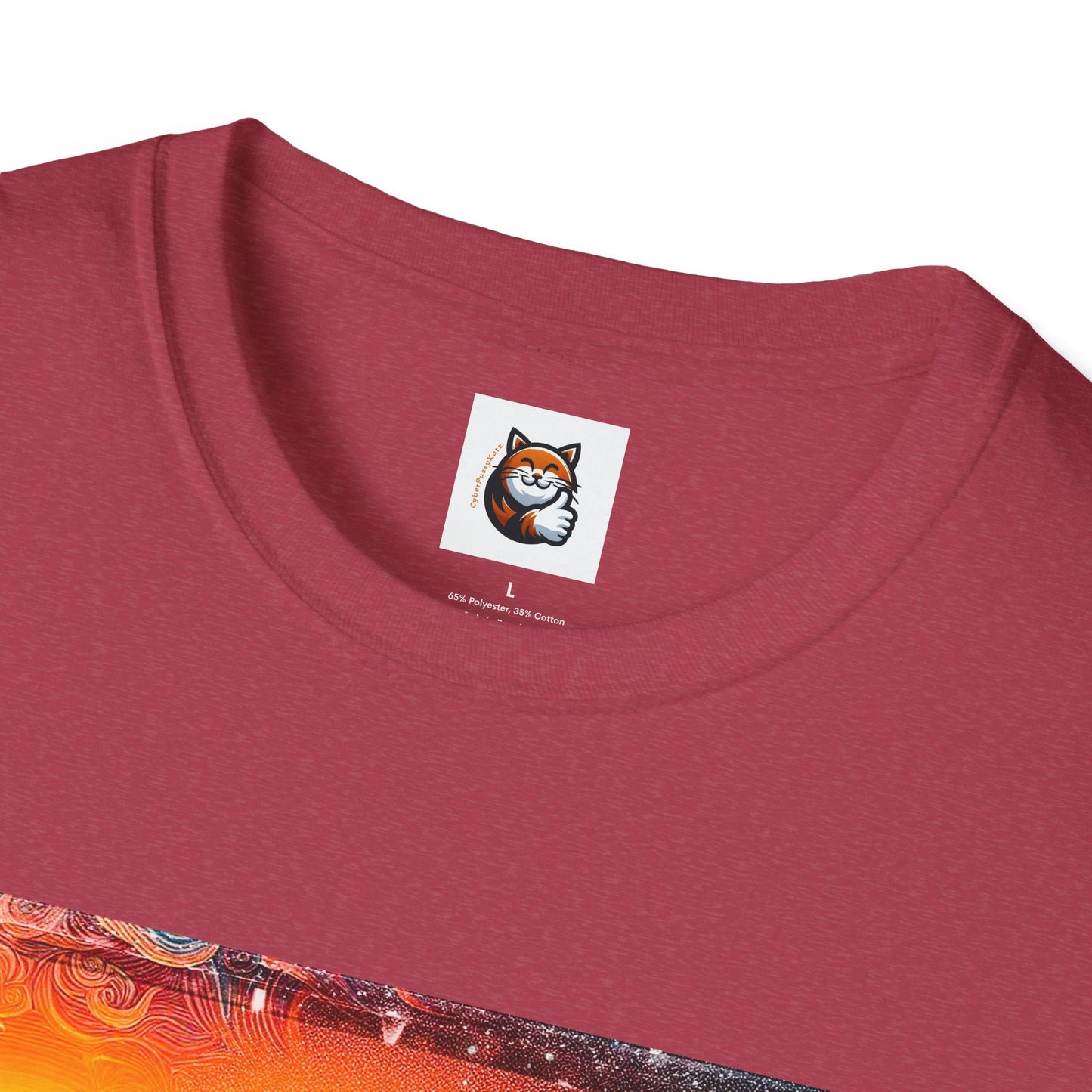 Devon Rex Cat hawaiian surfer Softstyle T-Shirt