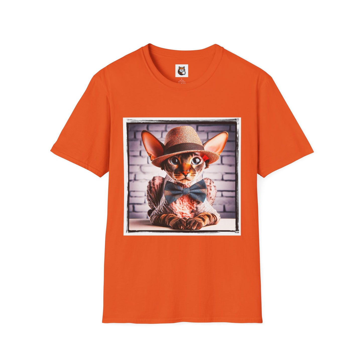 Cornish Rex Cat bow tie and hat T-Shirt