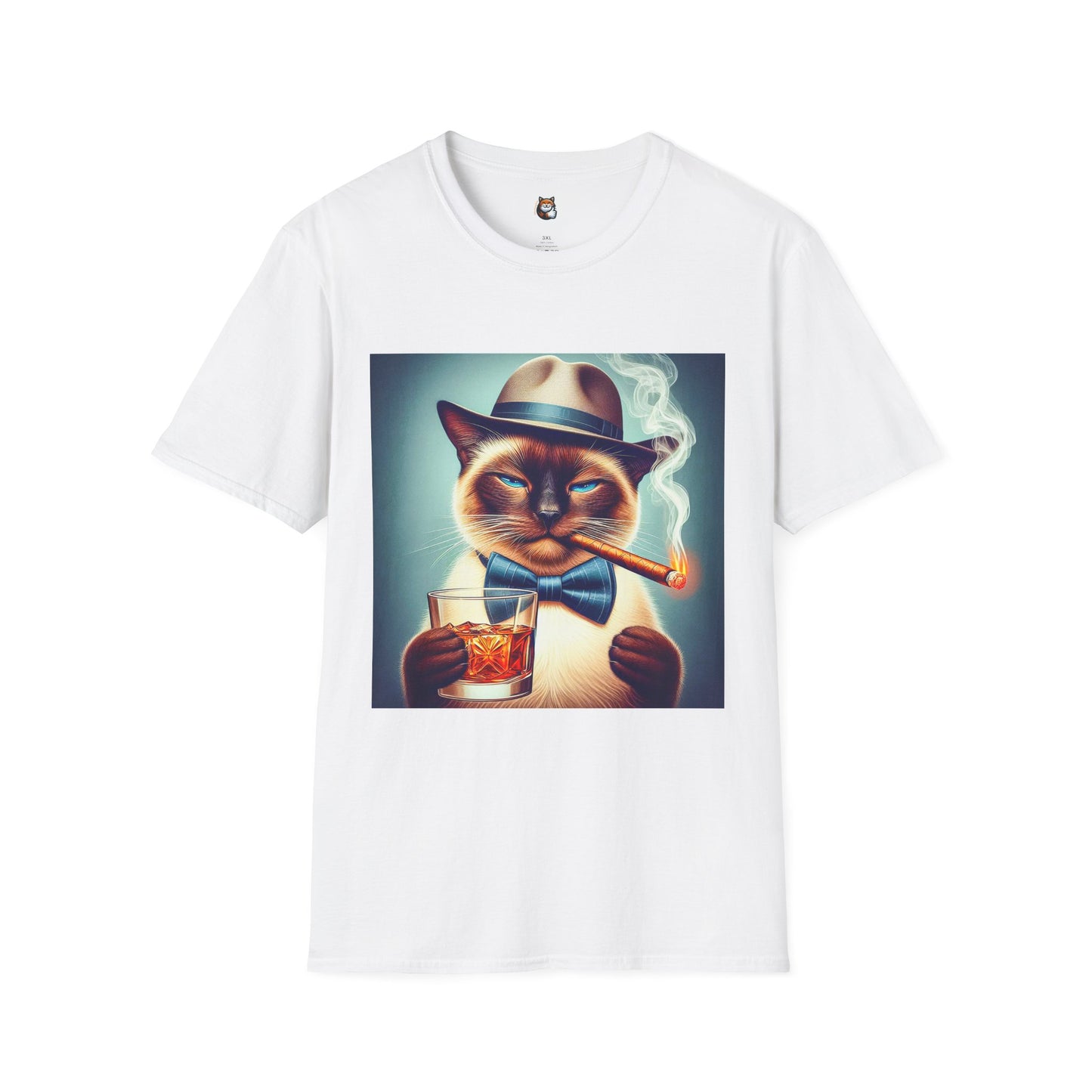 Siamese Cat smoking shirt