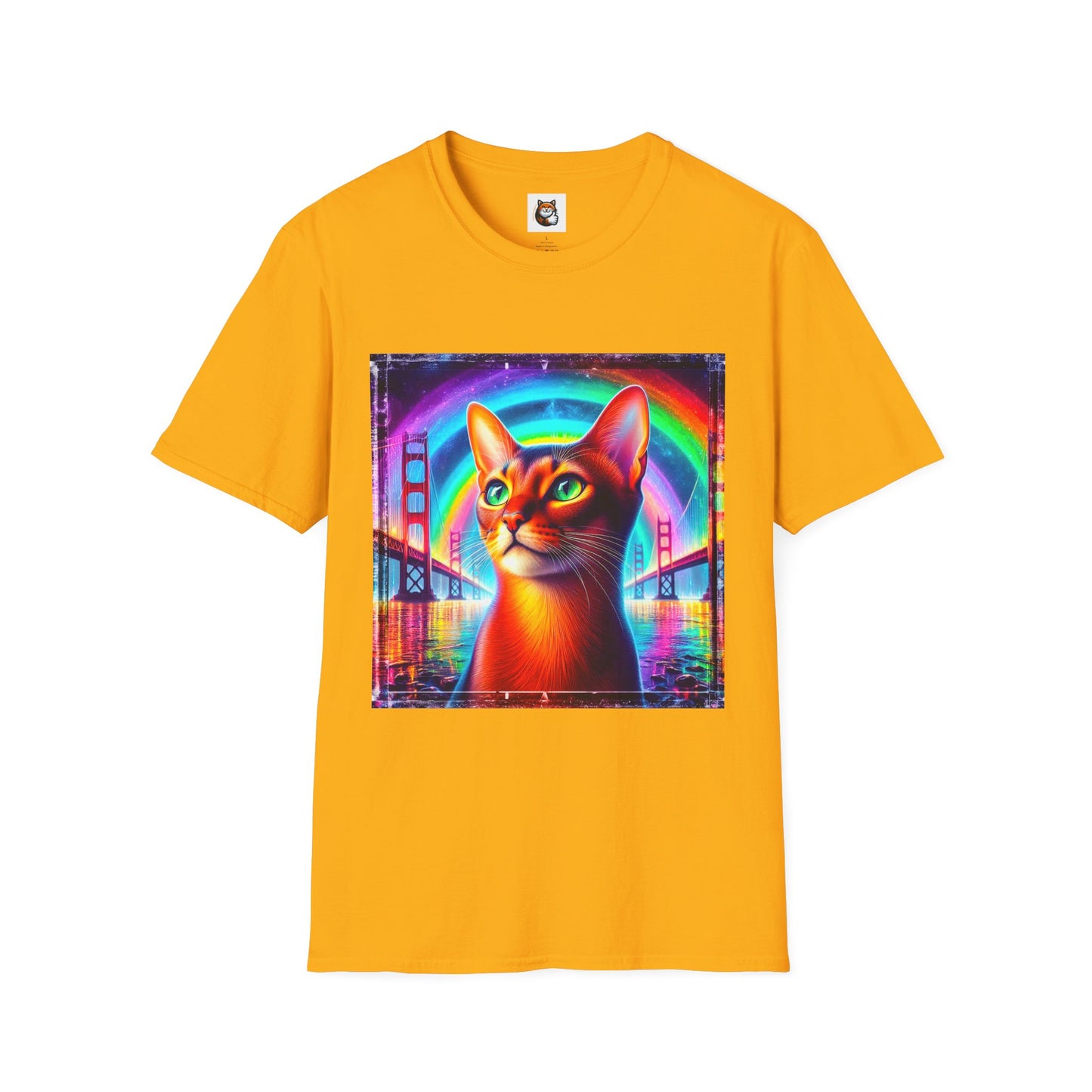 Abyssinian rainbow Softstyle T-Shirt