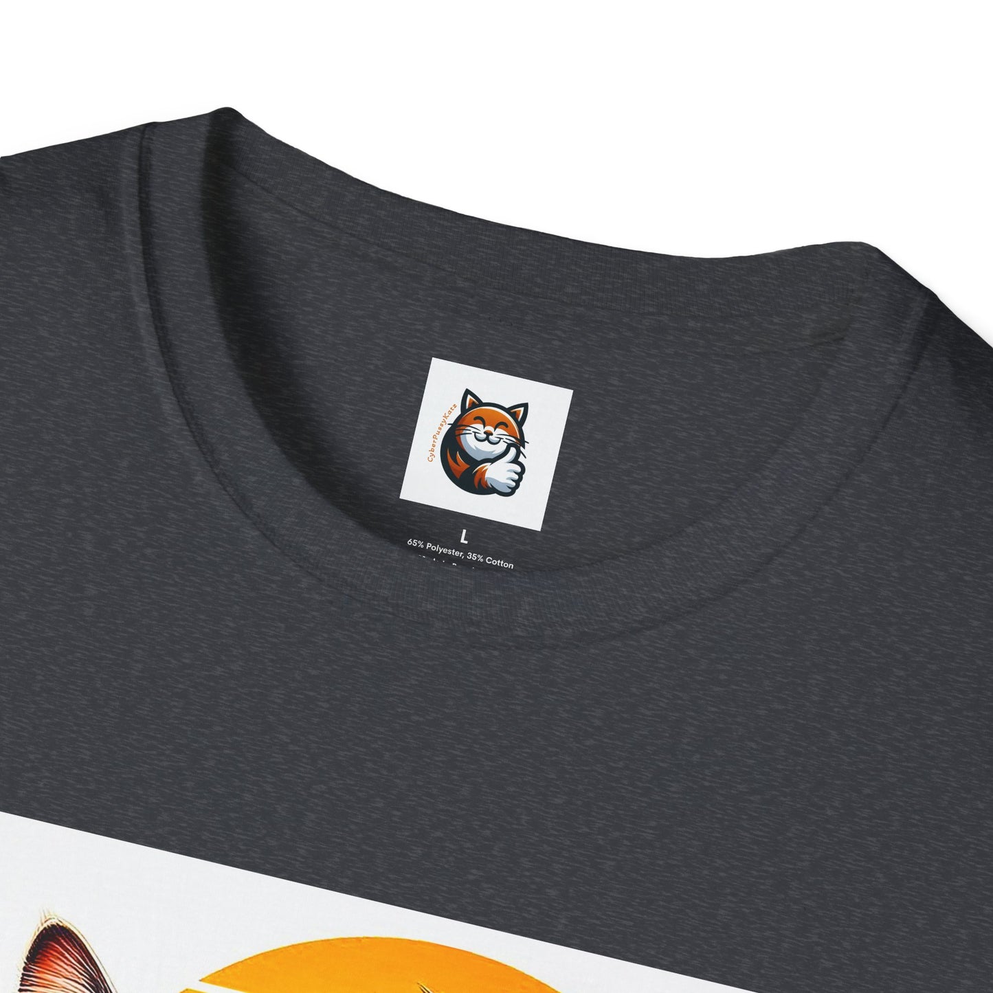 British Shorthair surfing Softstyle T-Shirt