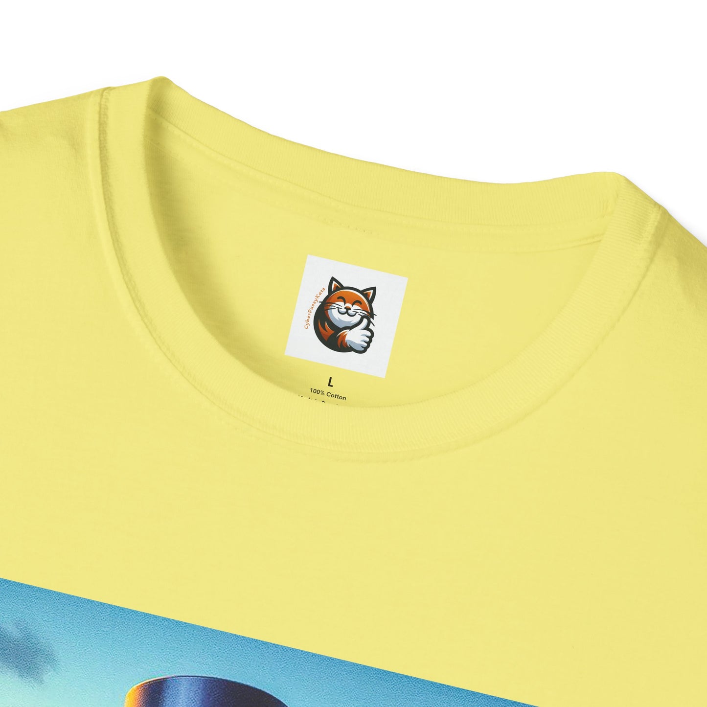 Russian Blue Cat driving couple  T-Shirt