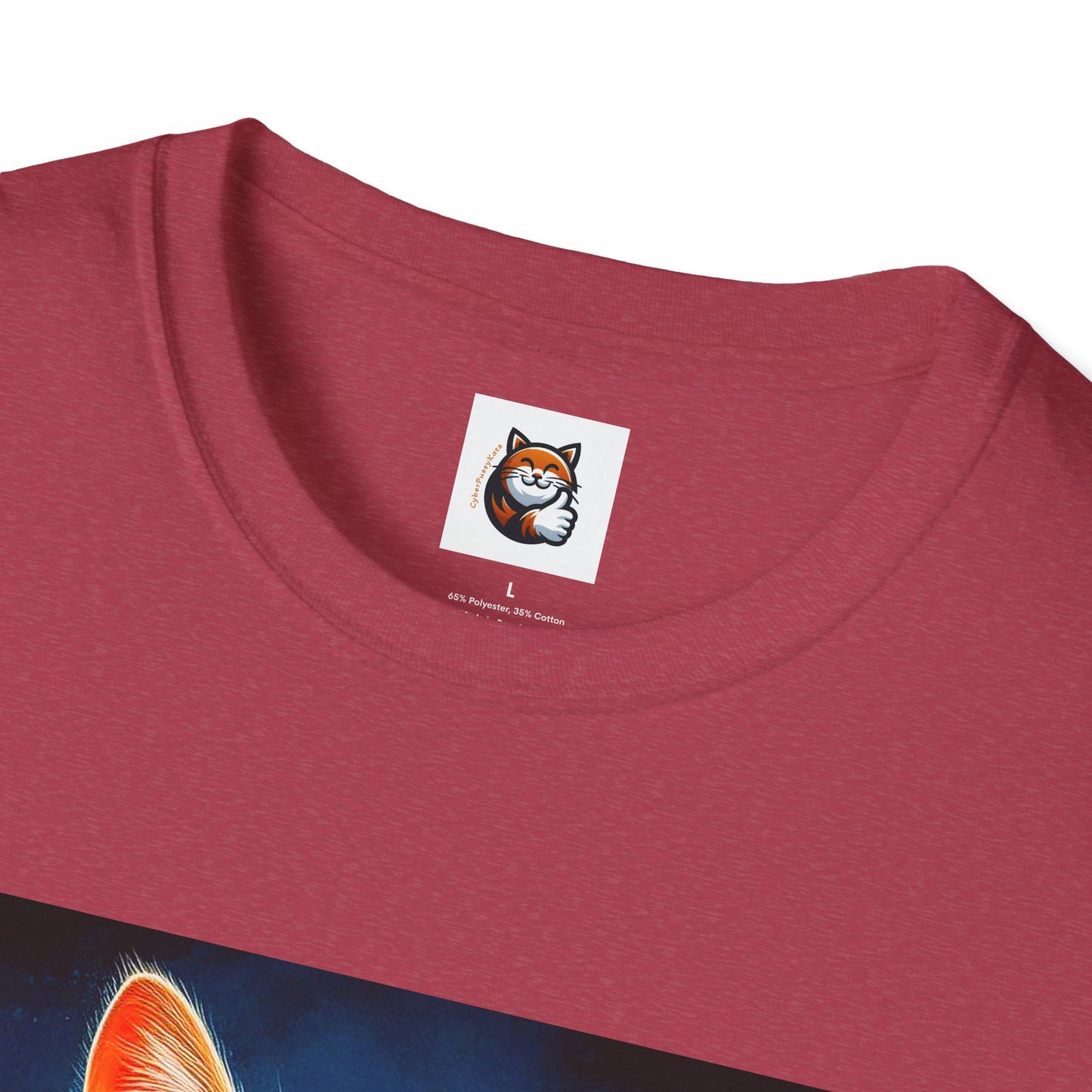 Domestic Cat Unisex suit and tie T-Shirt