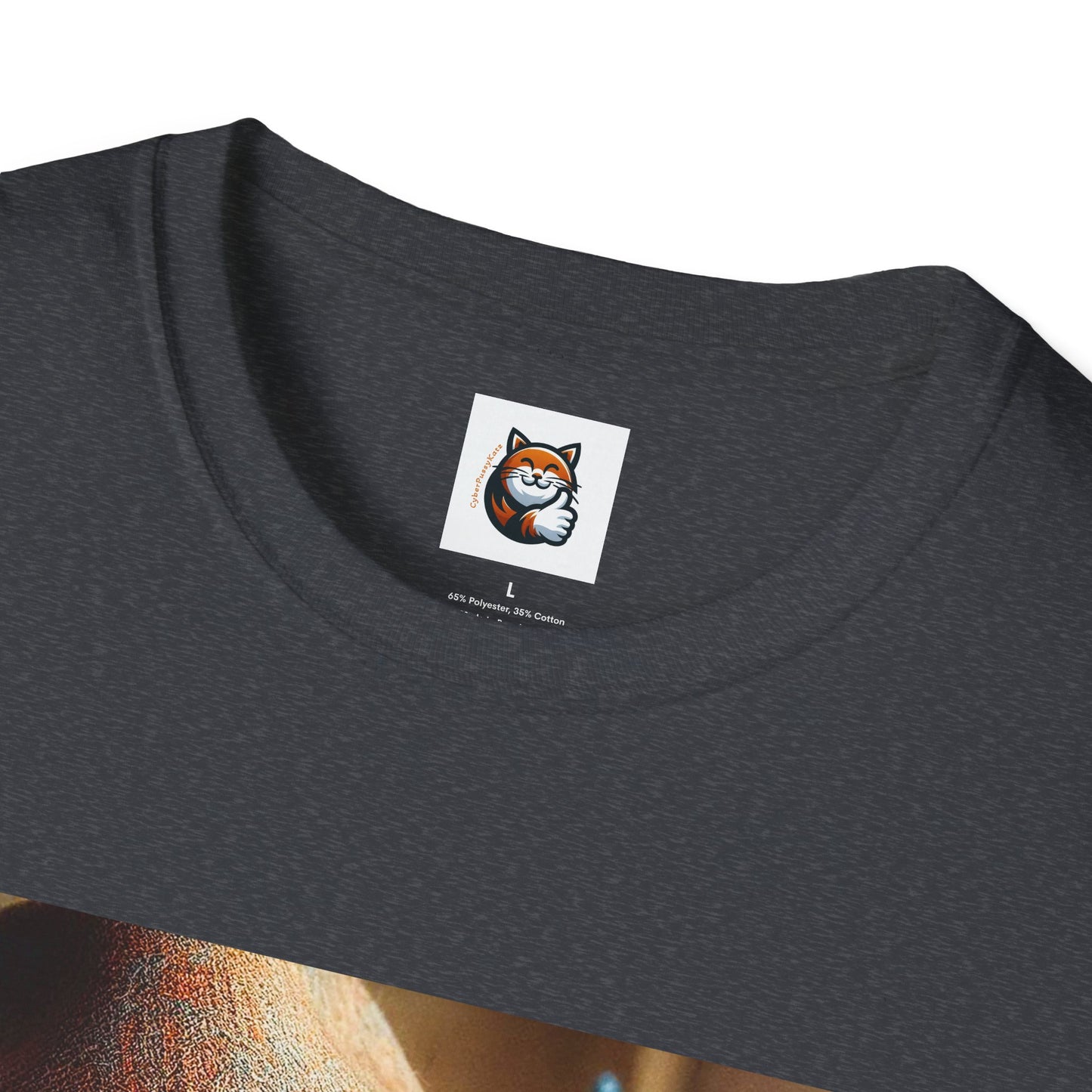 Russian Blue Cat hat and bow tie T-Shirt