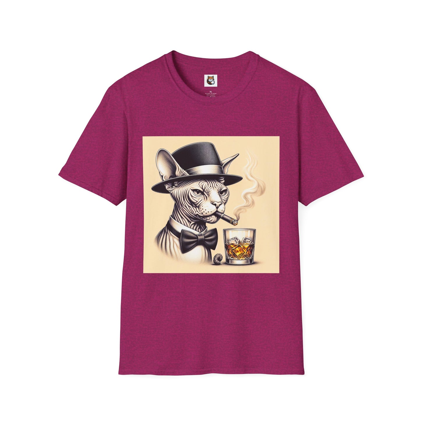 Sphynx Cat bar smoking