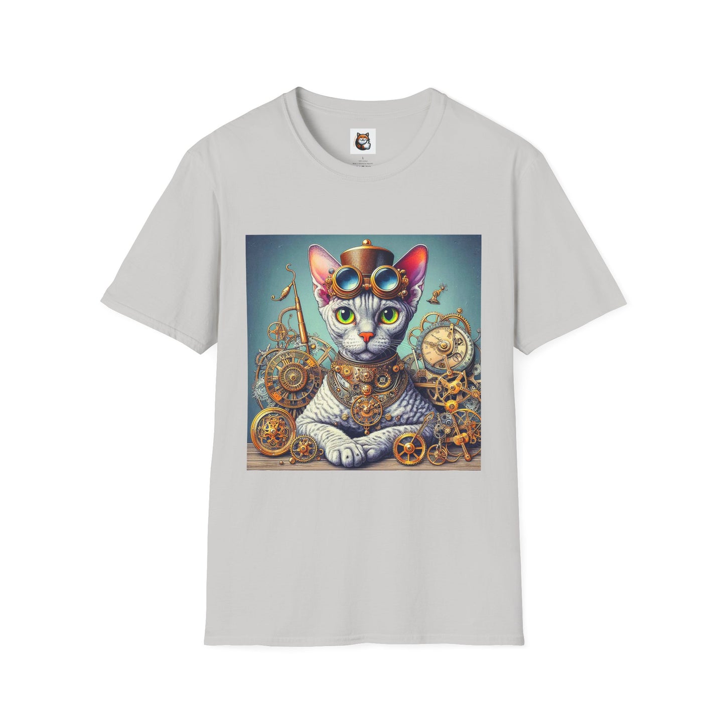 Devon Rex Cat Unisex Softstyle T-Shirt