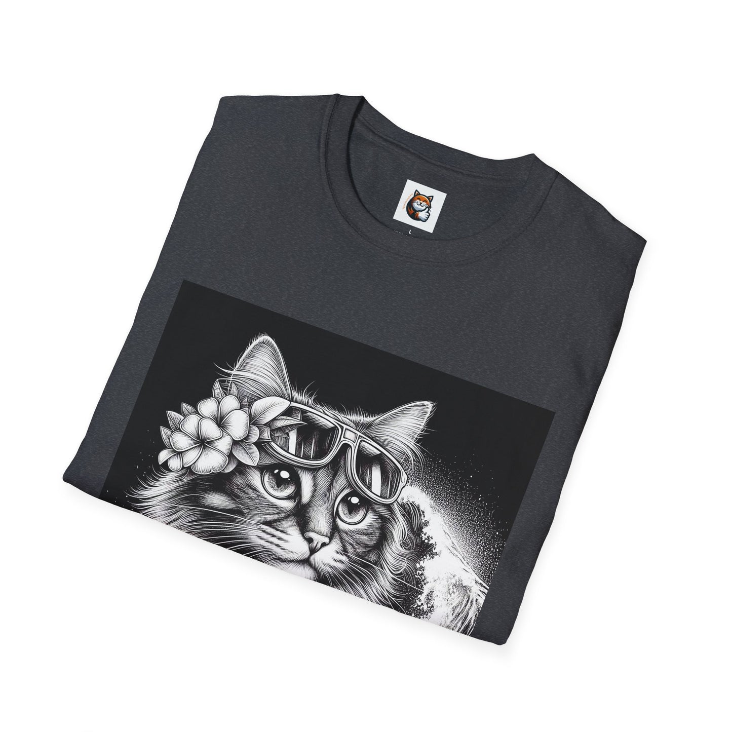 Domestic Cat black and white  T-Shirt