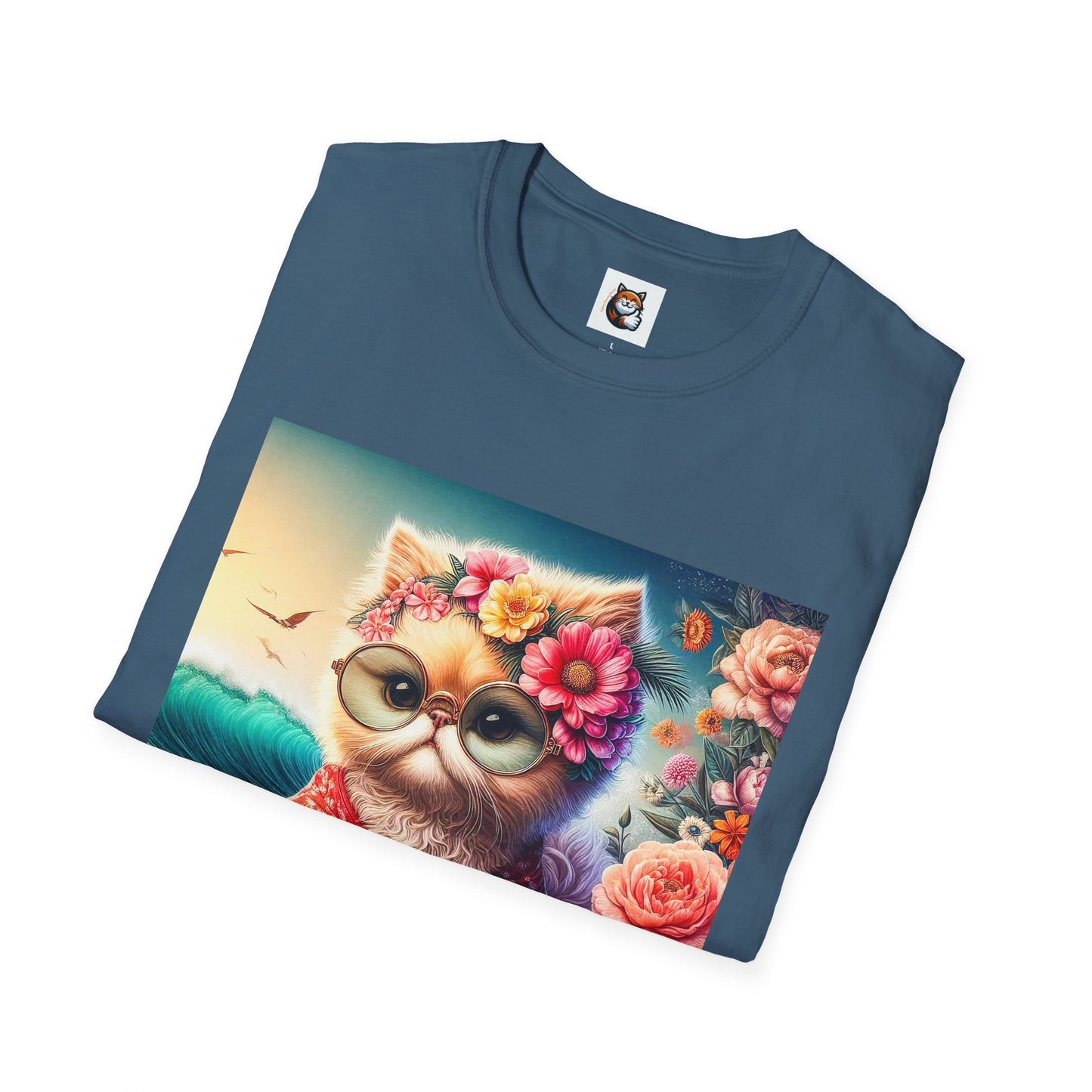 Selkirk Rex Cat T-Shirt beach babe