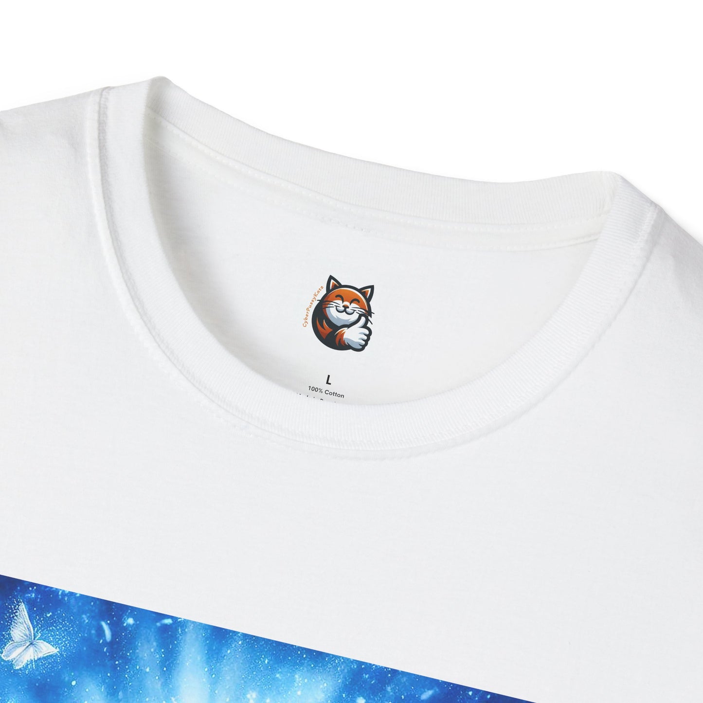 Russian Blue Cat Unisex Softstyle T-Shirt