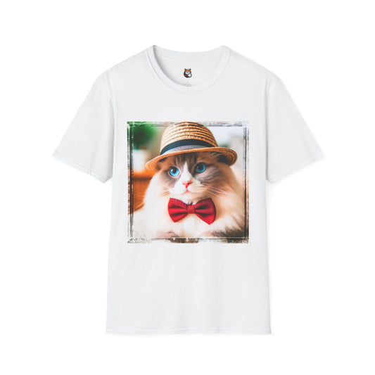 Ragdoll Unisex bow tie T-Shirt