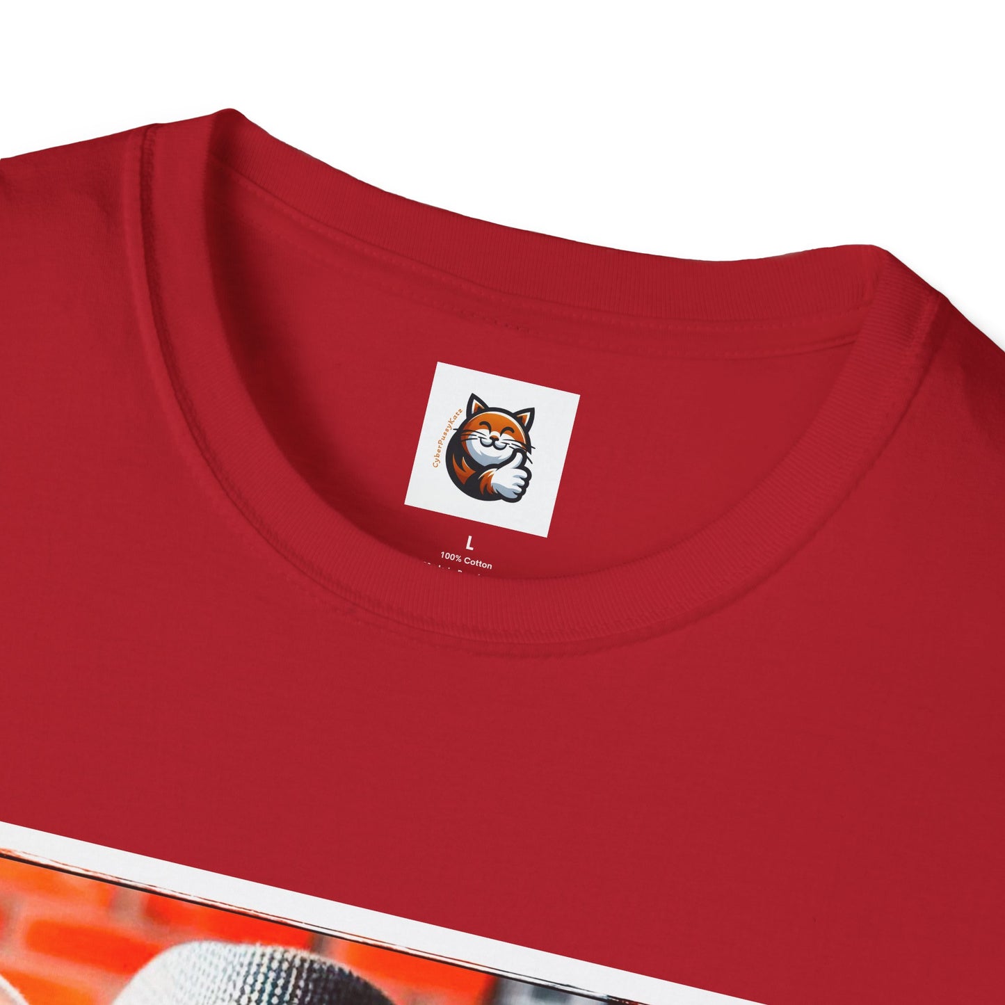 Devon Rex Cat hat and tie Softstyle T-Shirt