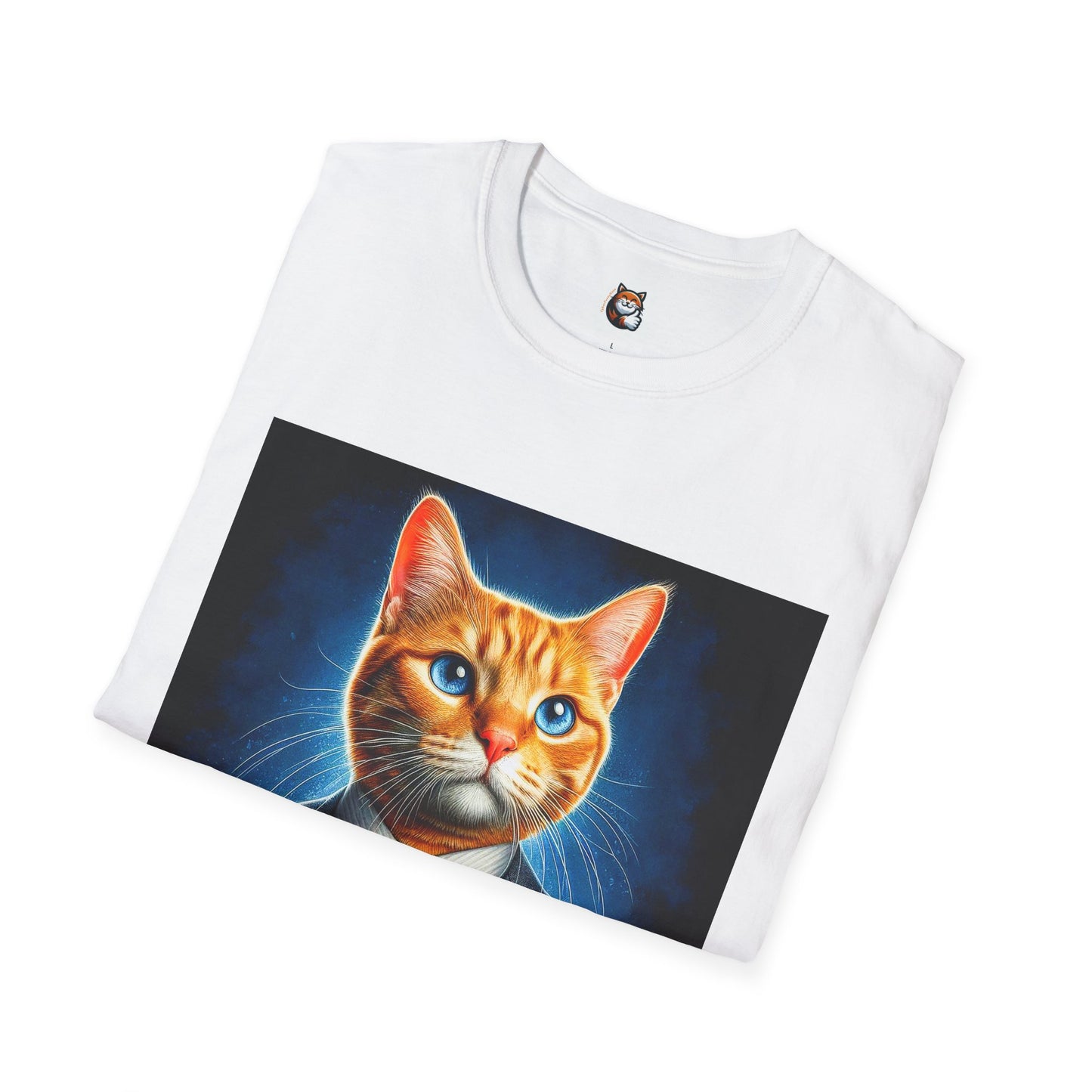Domestic Cat Unisex suit and tie T-Shirt