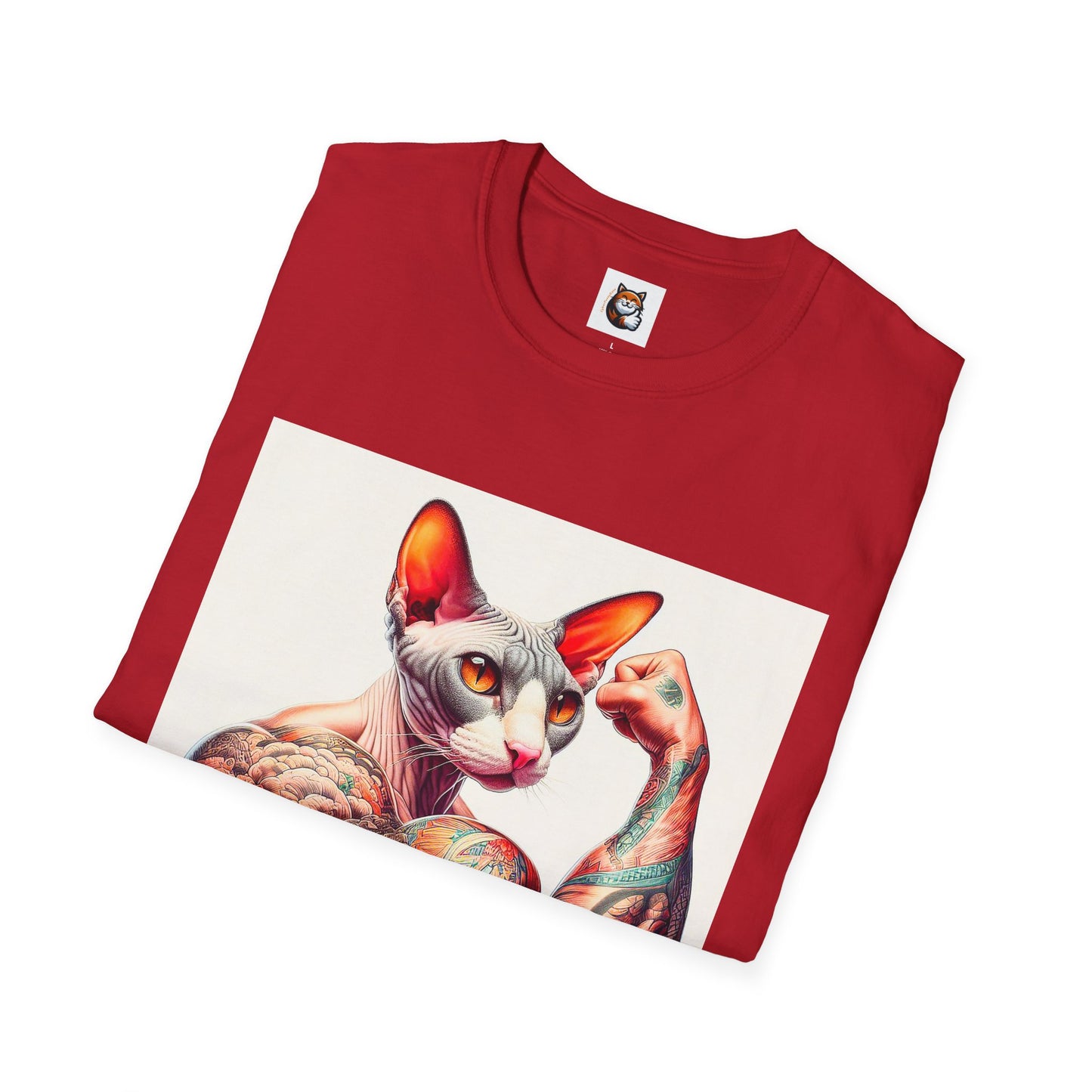 Cornish Rex Cat muscles  T-Shirt