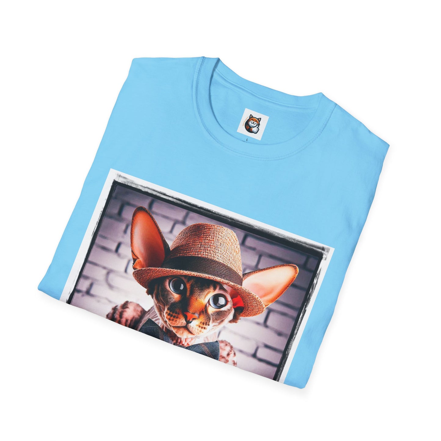 Cornish Rex Cat bow tie and hat T-Shirt