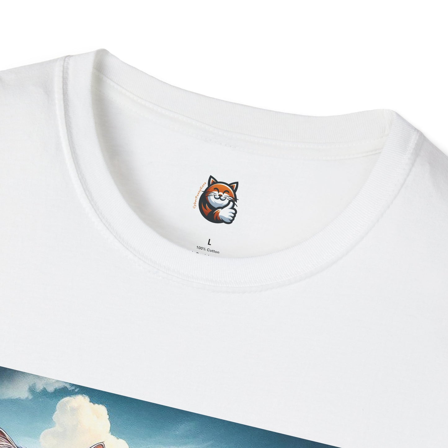 Wacky Norwegian Forest Cat Unisex Softstyle T-Shirt