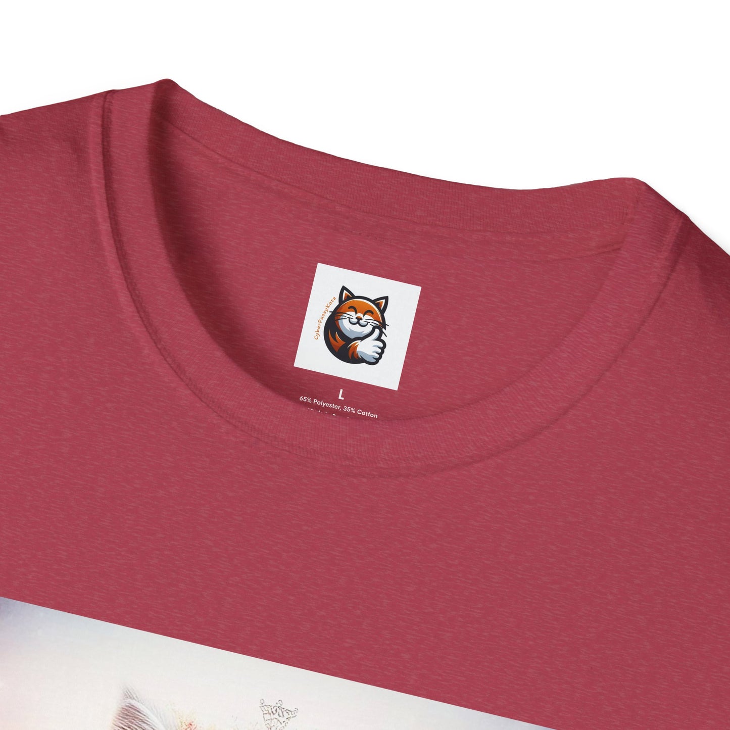 Selkirk Rex Cat T-Shirt flower Angel