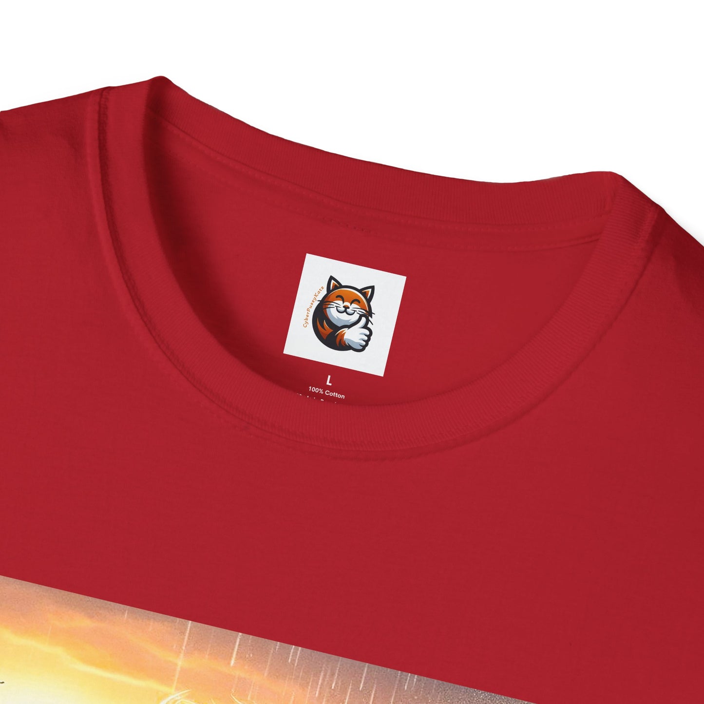Selkirk Rex Cat T-Shirt -handsome surfer