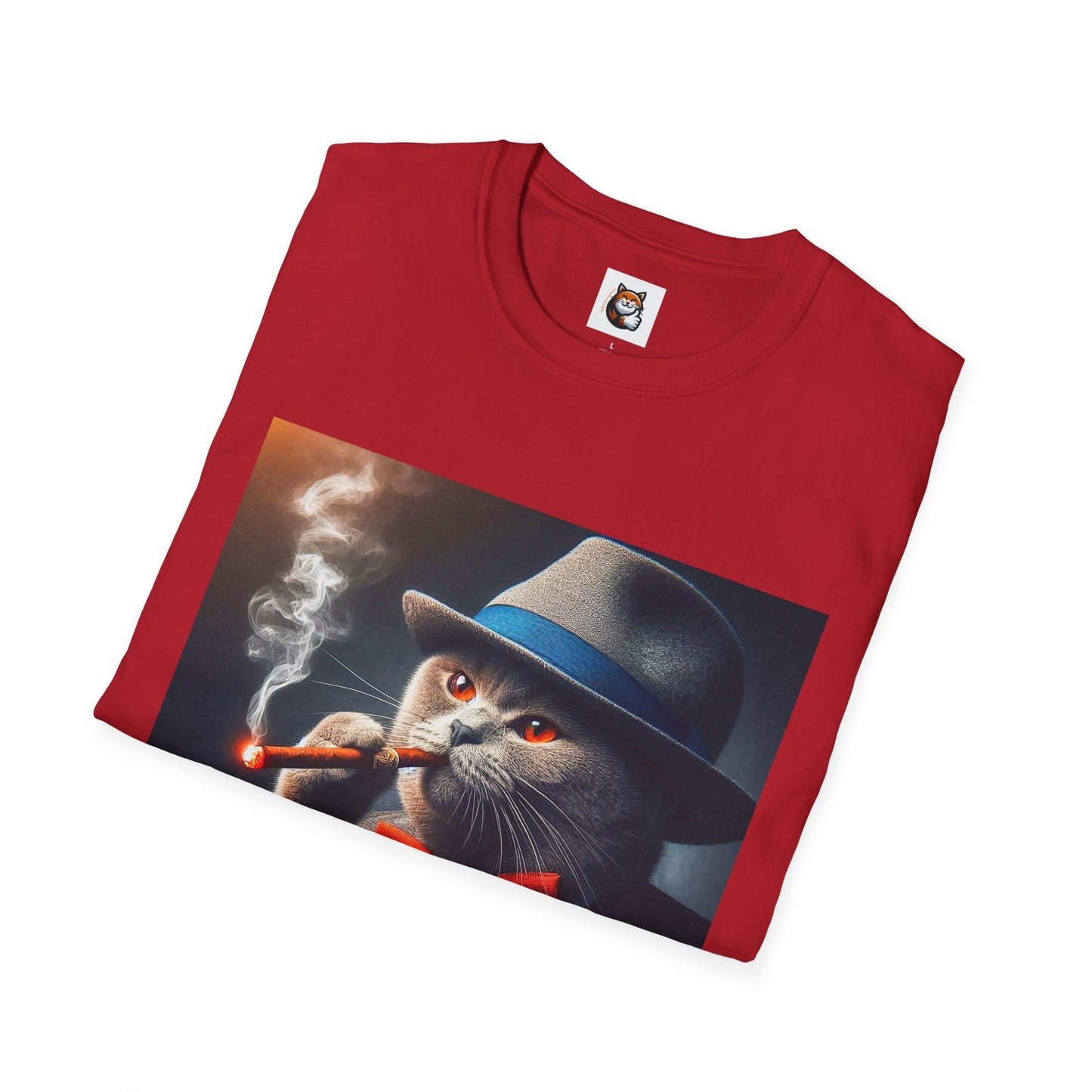 Russian Blue Cat whiskey drinking  T-Shirt