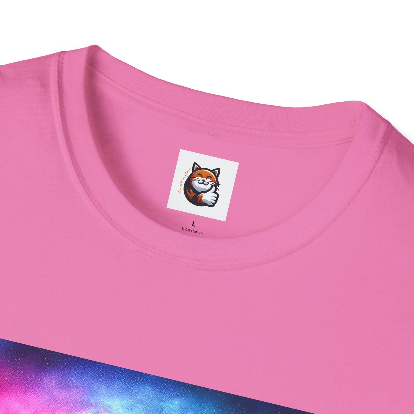 Selkirk Rex Cat T-Shirt purple sunset