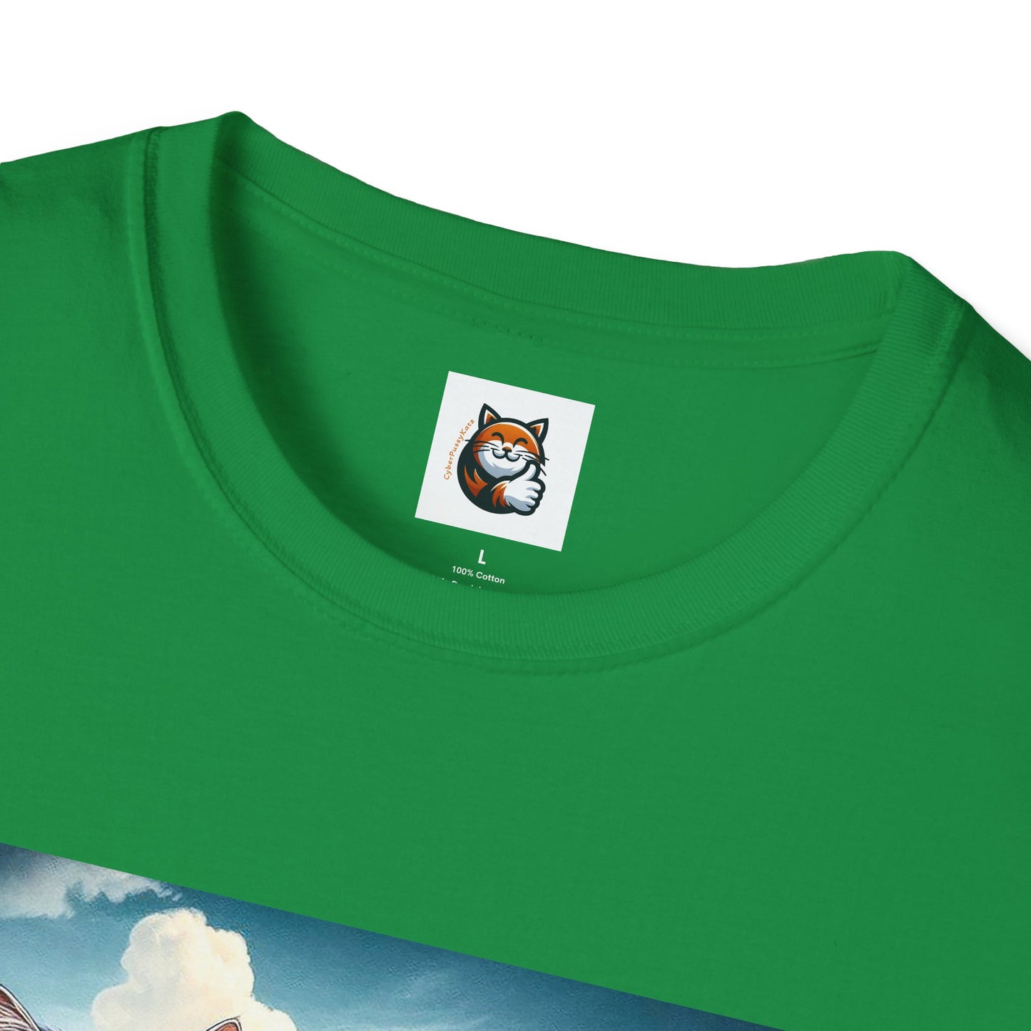 Wacky Norwegian Forest Cat Unisex Softstyle T-Shirt