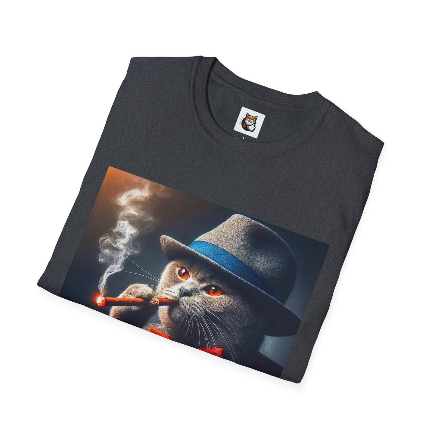 Russian Blue Cat whiskey drinking  T-Shirt