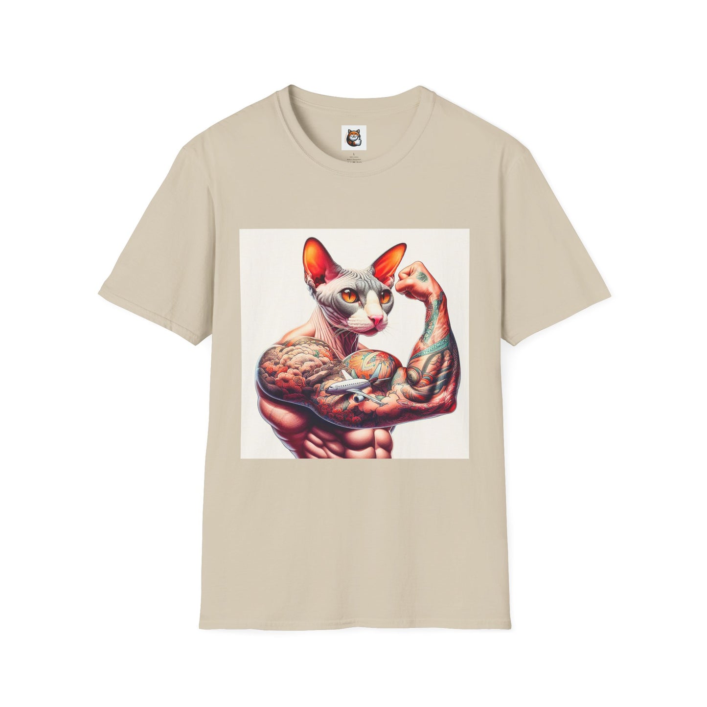 Cornish Rex Cat muscles  T-Shirt