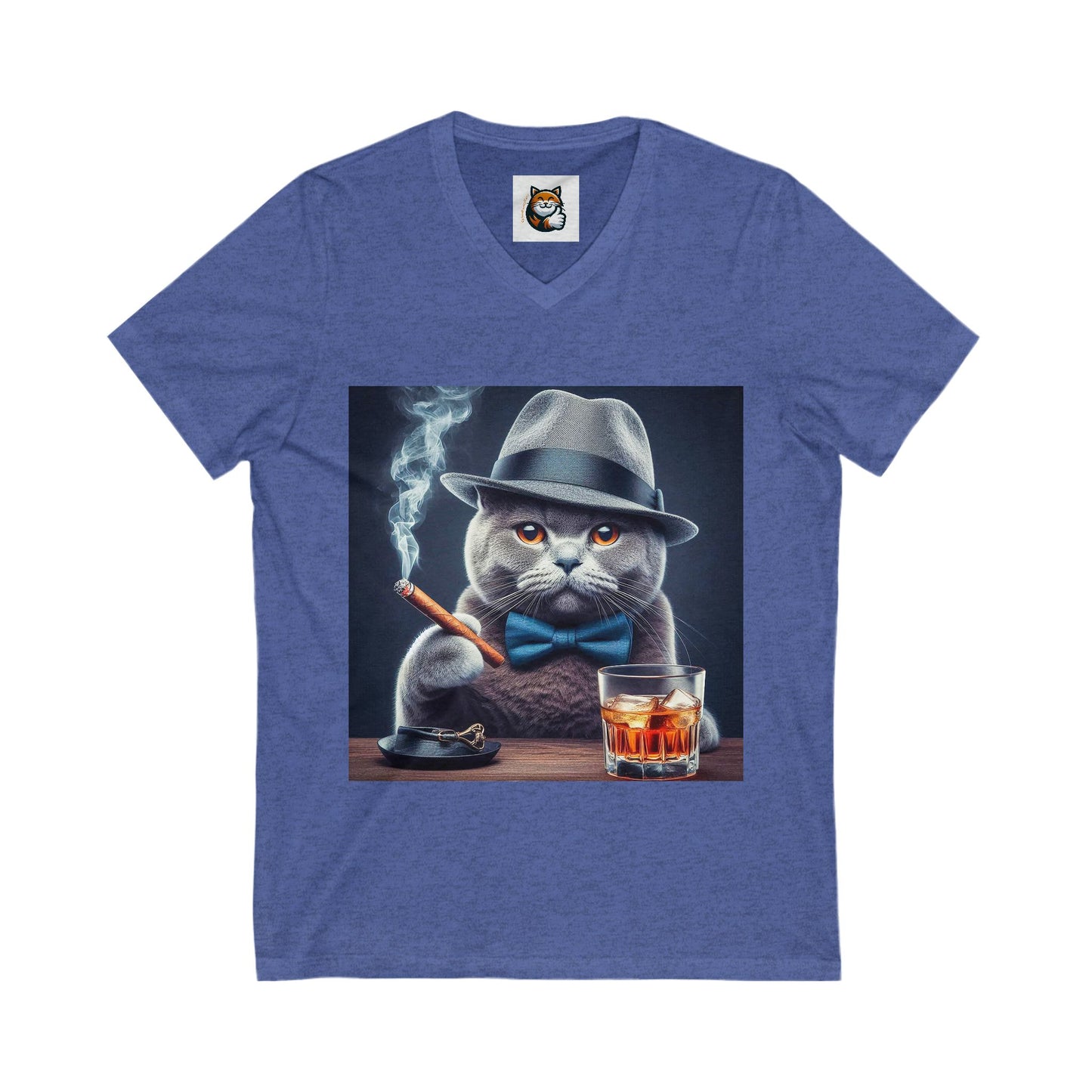 Russian Blue cigars  V-Neck Tee