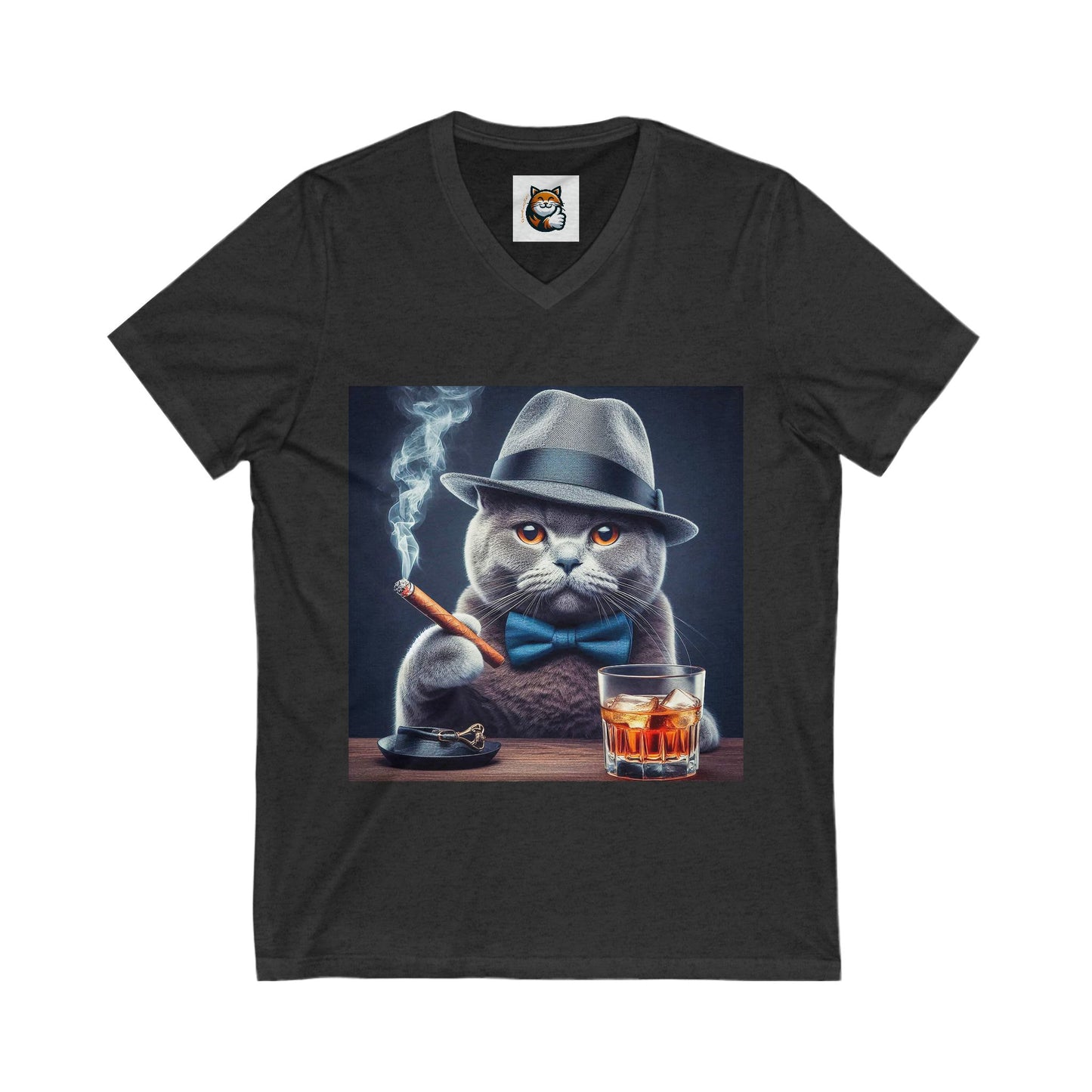 Russian Blue cigars  V-Neck Tee