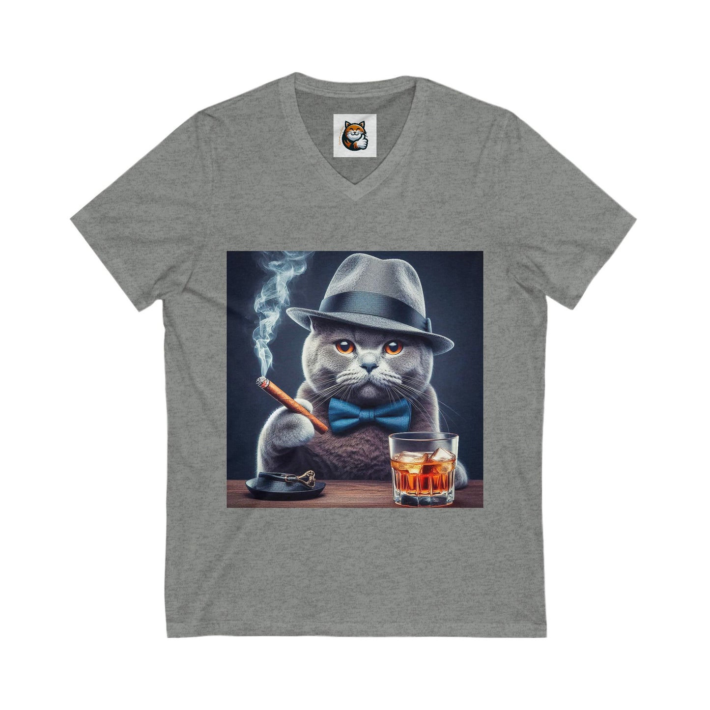 Russian Blue cigars  V-Neck Tee