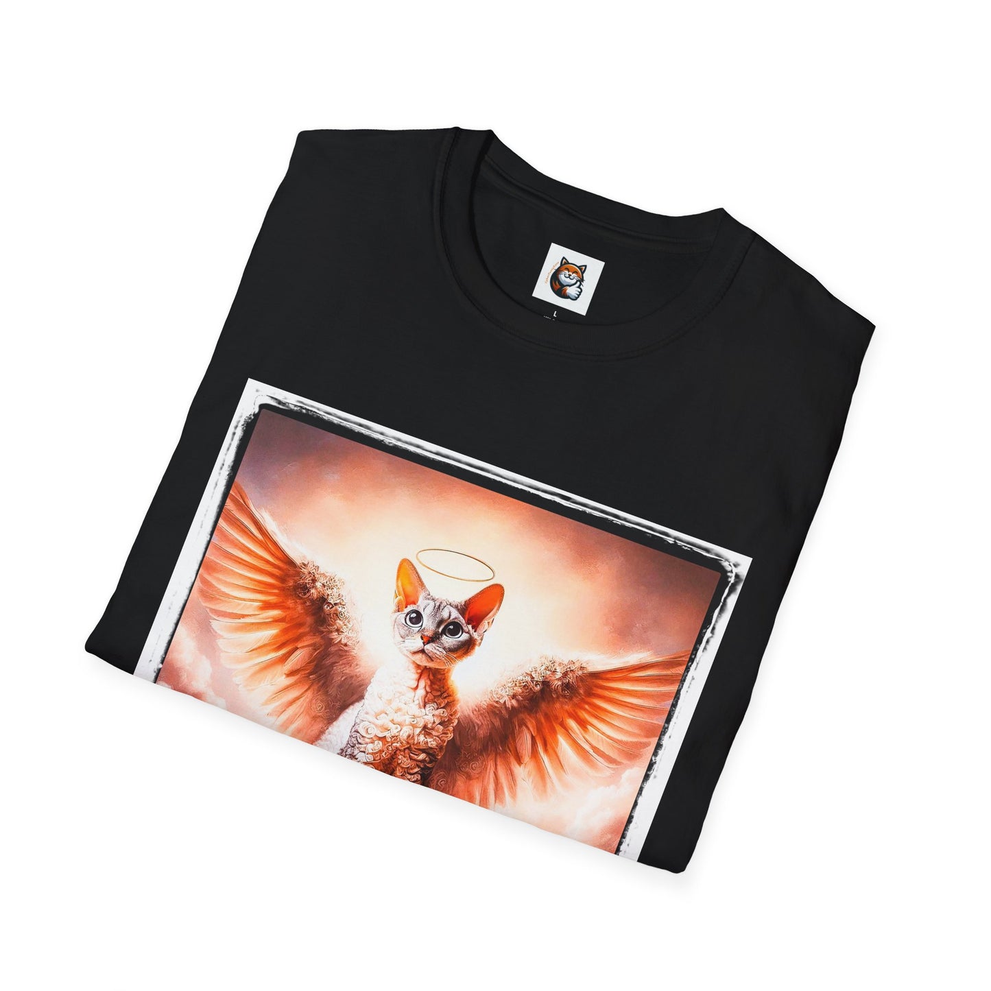 Devon Rex Cat Unisex Softstyle T-Shirt