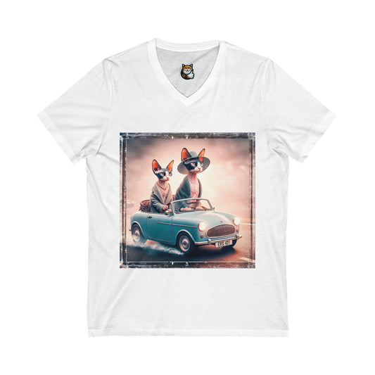Cornish Rex Cat   Cruising Sleeve  Tee