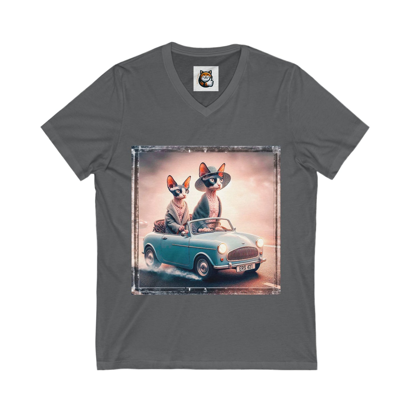 Cornish Rex Cat   Cruising Sleeve  Tee