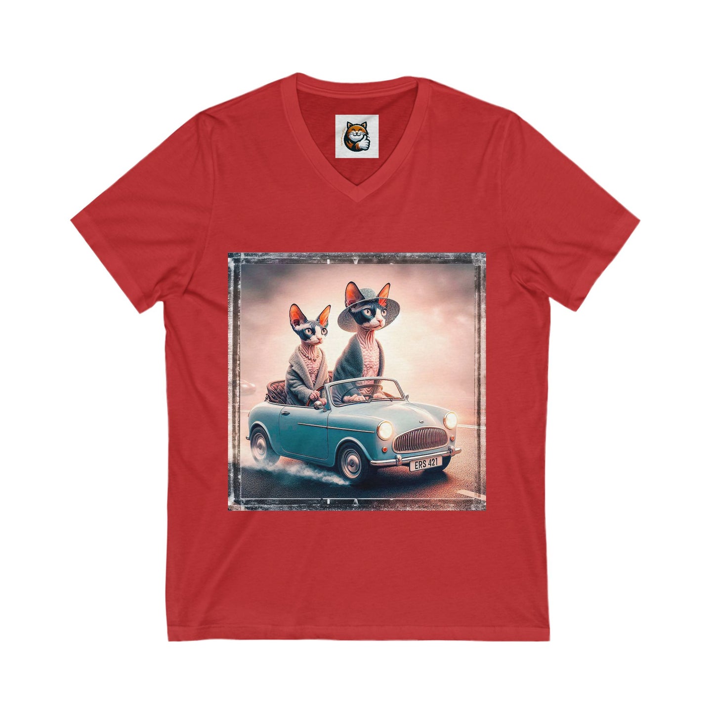Cornish Rex Cat   Cruising Sleeve  Tee