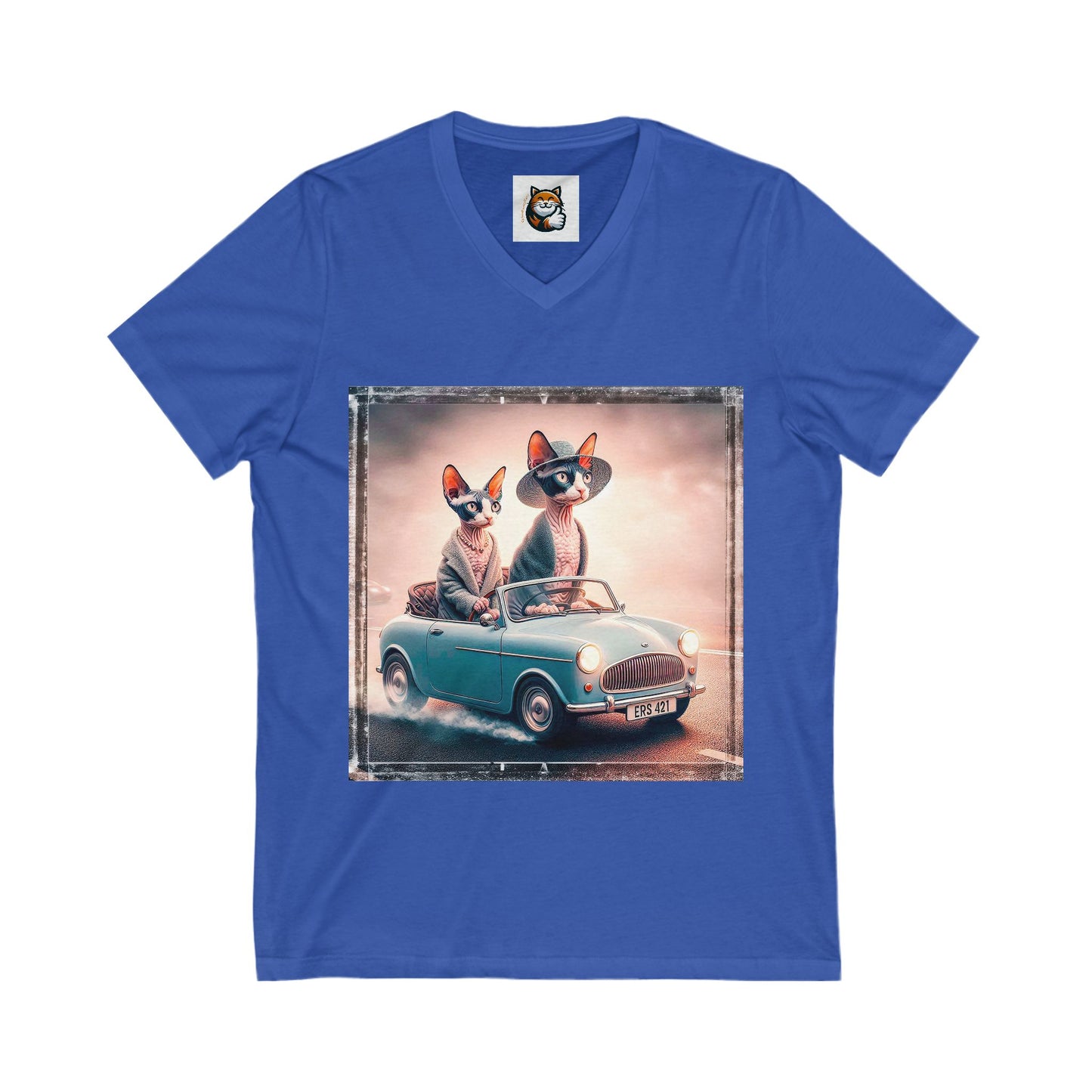 Cornish Rex Cat   Cruising Sleeve  Tee