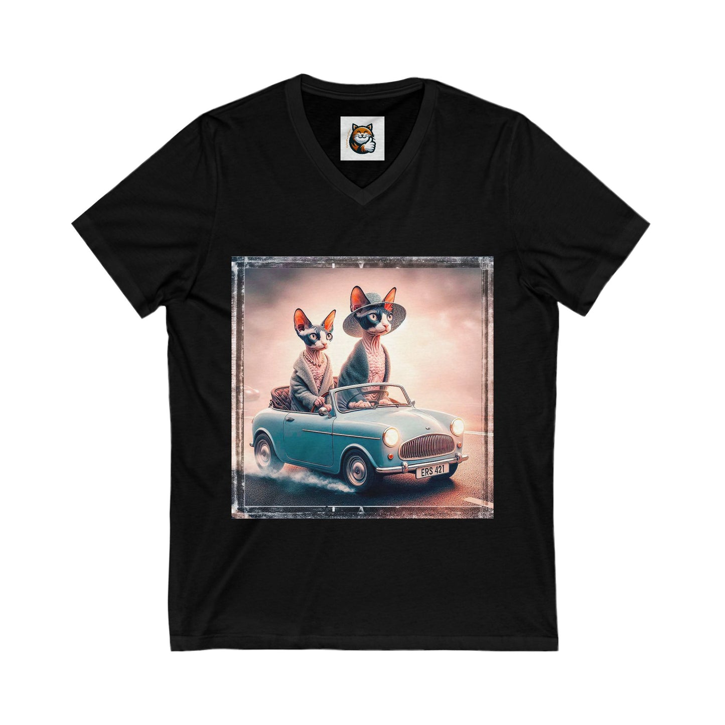 Cornish Rex Cat   Cruising Sleeve  Tee