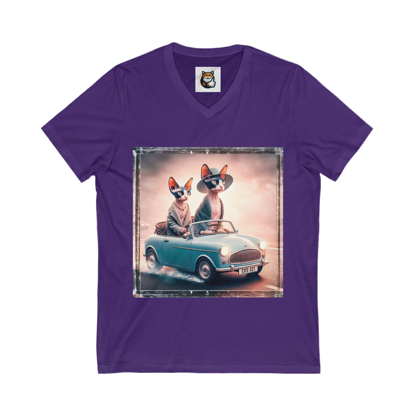 Cornish Rex Cat   Cruising Sleeve  Tee